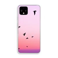 Fly away: Pixel 4 Transparant Hoesje