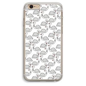 Zwanen: iPhone 6 Plus / 6S Plus Transparant Hoesje