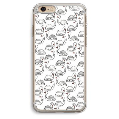 Zwanen: iPhone 6 Plus / 6S Plus Transparant Hoesje