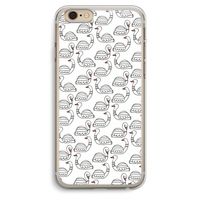 Zwanen: iPhone 6 Plus / 6S Plus Transparant Hoesje