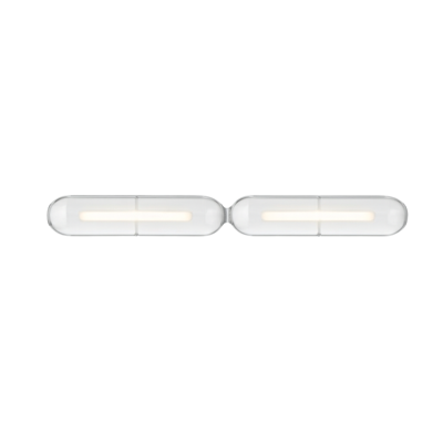 A-N-D - Vale Acrylic 2 units End to End Horizontaal Wandlamp/Plafondlamp