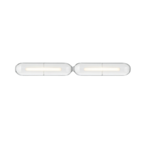 A-N-D - Vale Acrylic 2 units End to End Horizontaal Wandlamp/Plafondlamp