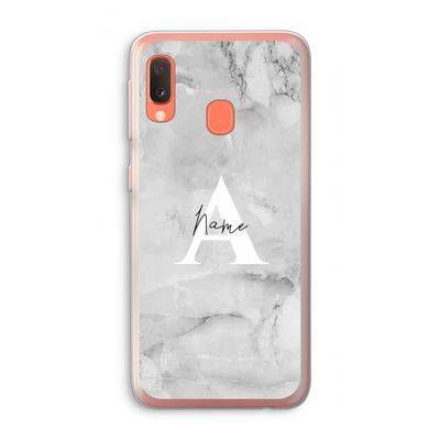 Ivory Marble: Samsung Galaxy A20e Transparant Hoesje