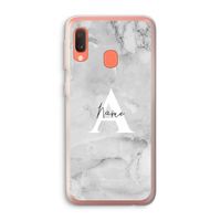 Ivory Marble: Samsung Galaxy A20e Transparant Hoesje