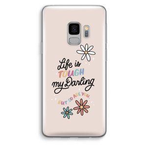 Tough Life: Samsung Galaxy S9 Transparant Hoesje