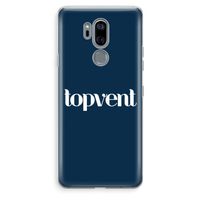 Topvent Navy: LG G7 Thinq Transparant Hoesje