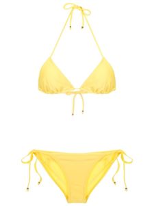 Amir Slama bikini à bonnets triangles - Jaune