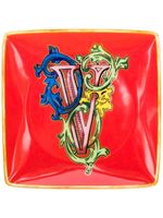 Versace assiestte Holiday Alphabet 'V' - Rouge