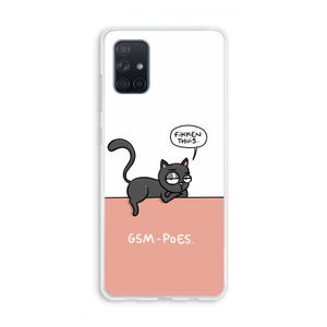 GSM poes: Galaxy A71 Transparant Hoesje