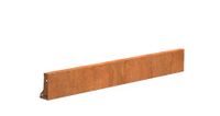 Keerwand cortenstaal recht 150x20cm.