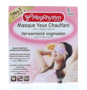 Megrhythm Warm oogmasker ongeparfumeerd (5 st)