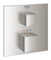 Opbouwdeel GROHE Grohtherm Cube Zonder Omstel Supersteel