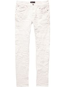 Purple Brand jean skinny à effet usé - Blanc