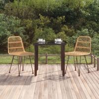 3-delige Tuinset poly rattan