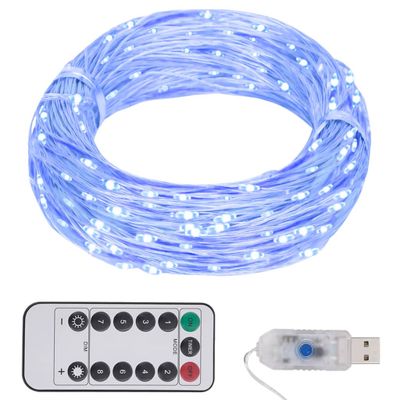 VidaXL Lichtslinger met 150 led&apos;s 15 m blauw