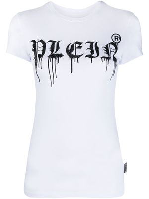 Philipp Plein t-shirt à logo imprimé - Blanc