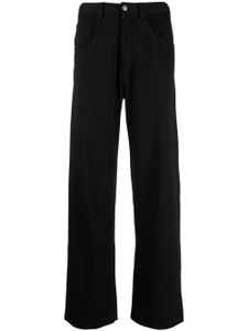 MM6 Maison Margiela pantalon droit en coton - Noir