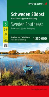 Wegenkaart - landkaart 3 Schweden Südost - Zweden zuidoost | Freytag & Berndt