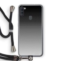 Musketon Halftone: Samsung Galaxy A11 Transparant Hoesje met koord