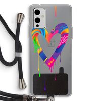 Melts My Heart: OnePlus 9 Transparant Hoesje met koord