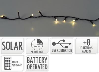Solar verlichting rechargeable kerstversiering I - Nampook