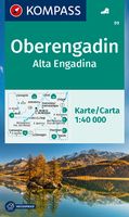 Wandelkaart 99 Oberengadin - Alta Engadina | Kompass