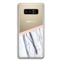 A touch of peach: Samsung Galaxy Note 8 Transparant Hoesje