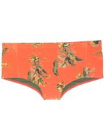 Lygia & Nanny maillot de bain à imprimé végétal - Orange