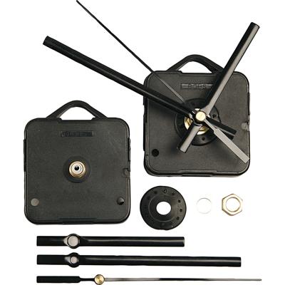 Creativ Company Klokonderdelen en uurwerken, max. afstand 3 mm, zwart, 1 set