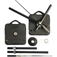 Creativ Company Klokonderdelen en uurwerken, max. afstand 3 mm, zwart, 1 set