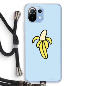 Banana: Xiaomi Mi 11 Lite Transparant Hoesje met koord