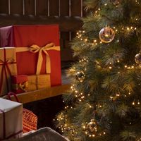 Konstsmide LED Clusterverlichting voor binnen - Frosted -2100K Amber - 400 LEDs - 8,8 meter - IP20 - Kerstverlichting - Incl. transformator
