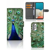 Samsung Galaxy A53 Telefoonhoesje met Pasjes Pauw