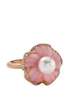 Irene Neuwirth bague en or rose 18ct serti d'opale