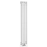 Designradiator Sapho Pilon Recht 27x180 cm 660W incl. 4 Haken Wit Sapho
