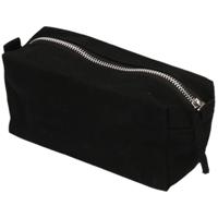 Westford Mill Toilettas - zwart - 17 cm - make-up tas voor op reis - etui Westford Mill Toilettas - zwart - 17 cm - make-up tas voor op reis - etui