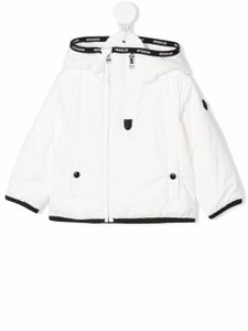 Moncler Enfant veste à détails contrastants - Blanc