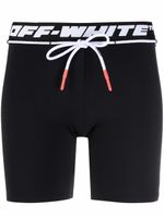 Off-White short de sport à taille à logo - Noir - thumbnail