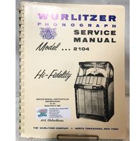 Service Manual - Wurlitzer Jukebox Model 2104 - thumbnail