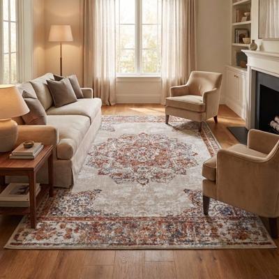 Vloerkleed Maderno - Crème 235x160cm - Polypropyleen - Dekbed-Discounter.nl