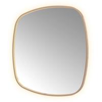 Hotbath &More Mirrors Contour LED Badkamerspiegel - Figuur - 100 x 100 cm - Geborsteld Koper Pvd