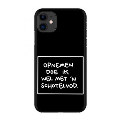 Schotelvod: Volledig geprint iPhone 11 Hoesje