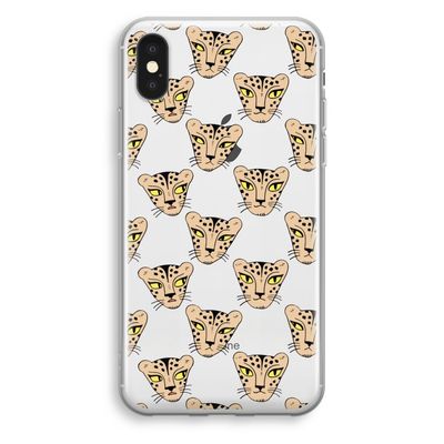 Tijger: iPhone X Transparant Hoesje