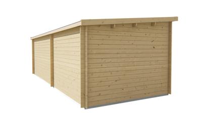 Blokhut - Tuinhuis Charlotta | 28 mm | vuren Red Class Wood geïmpregneerd