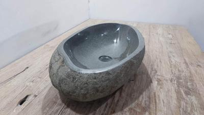 Waschbecken Stein RXL250305, 61x35x15 cm