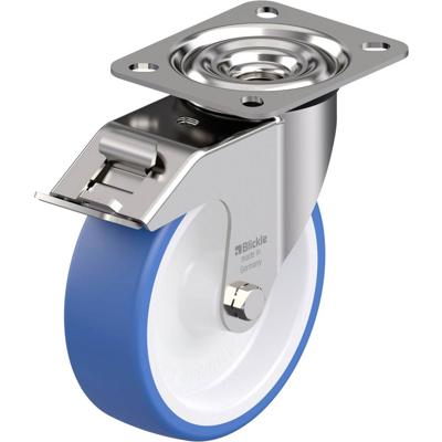 Blickle LEX-POTHS 125G-FI RVS zwenkwiel Wieldiameter: 125 mm Draagvermogen (max.): 150 kg 1 stuk(s)