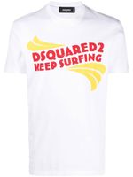 DSQUARED2 t-shirt à logo imprimé - Blanc - thumbnail