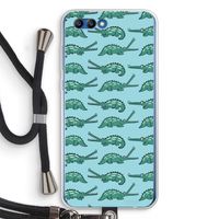 Kroko: Honor 10 Transparant Hoesje met koord