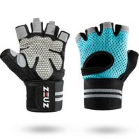 ZEUZ® Sport & Fitness Handschoenen Dames & Heren – Krachttraining– Gym & Crossfit Training - Maat L - thumbnail