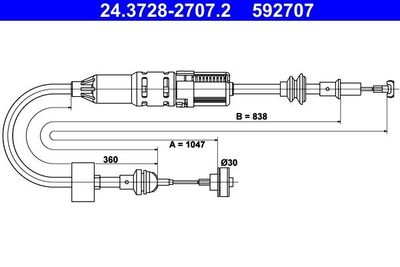 Koppelingkabel 24372827072